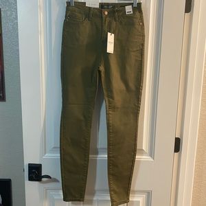 Olive Green Judy Blue jeans